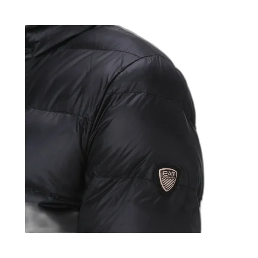 Quilted Down Coat With Hood