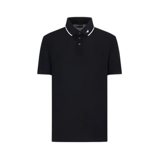 Logo Embroidered Short Sleeved Polo Shirt