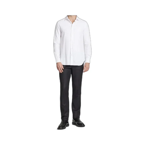 Long-Sleeved Cotton Shirt