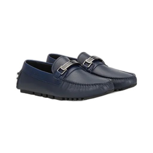 Logo-Plaque Slip-On Driving Loafers