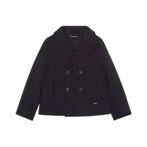 Logo Plaque Cropped Blazer