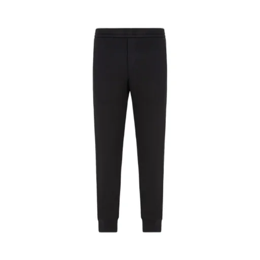 Elasticated Waistband Tapered-Leg Track Pants
