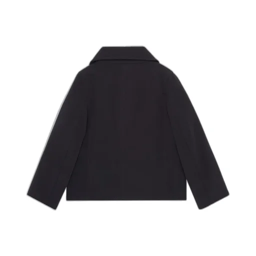 Logo Plaque Cropped Blazer