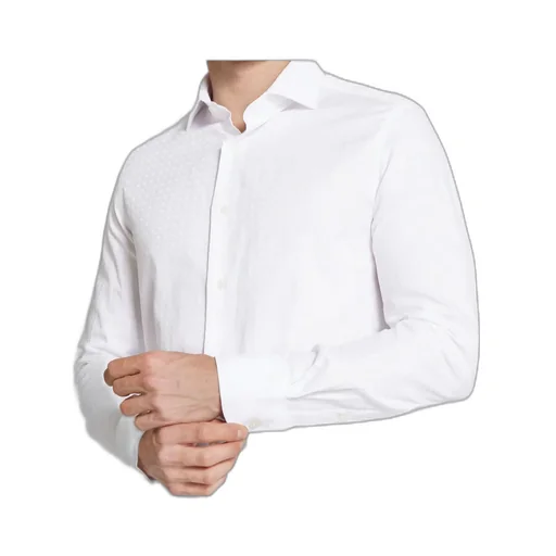 Long-Sleeved Cotton Shirt