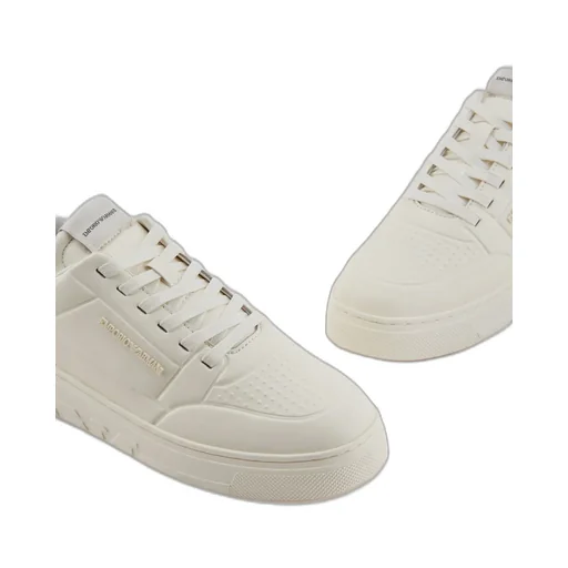 Thermoformed-Detailed Lace-Up Sneakers