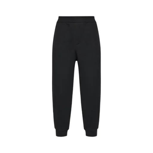 Elasticated Waistband Straight-Leg Track Pants