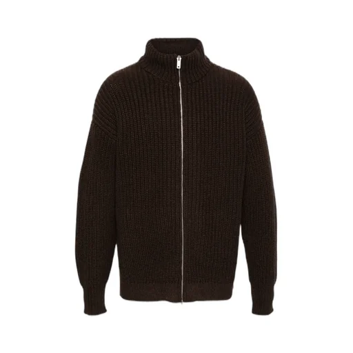 Fisherman's Knitted Zipped Cardigan