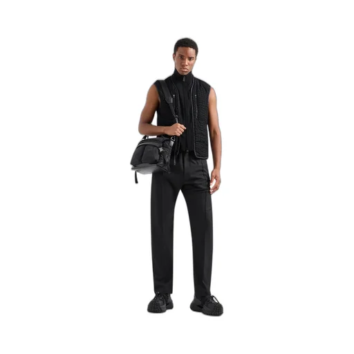 Stand-Collar Zipper Vest