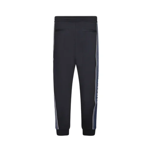 Logo Stripes Double Jersey Joggers