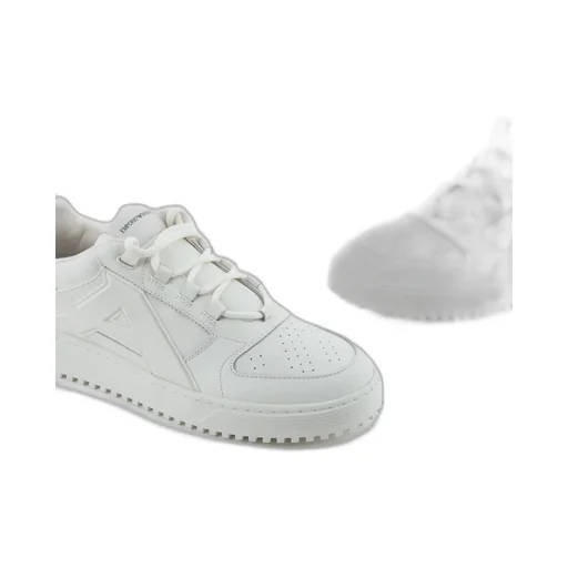 Round-Toe Lace-Up Sneakers
