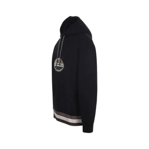 Logo Embroidered Drawstring Hoodie