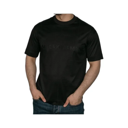 Round Collar Logo T-Shirt
