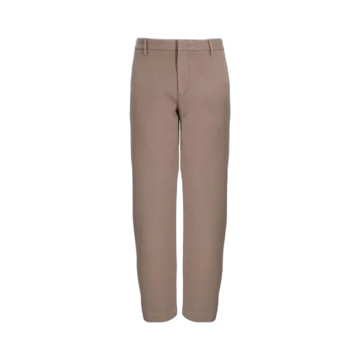 Straight-Leg Cotton Chino Trousers