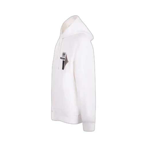 Logo Patch Drawstring Hoodie