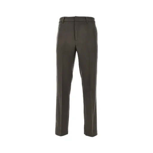 Mid Rise Tapered Leg Trousers