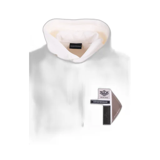 Logo Patch Drawstring Hoodie
