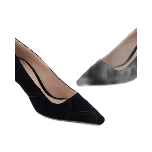 Quilted Pointed-Toe Pumps