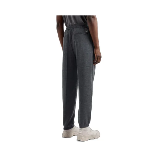 Wool-Blended Knitted Jogging Pants