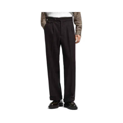 Pleat-Detail Trousers