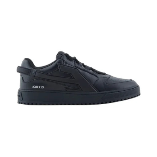 Maxi-Logo Leather Sneakers