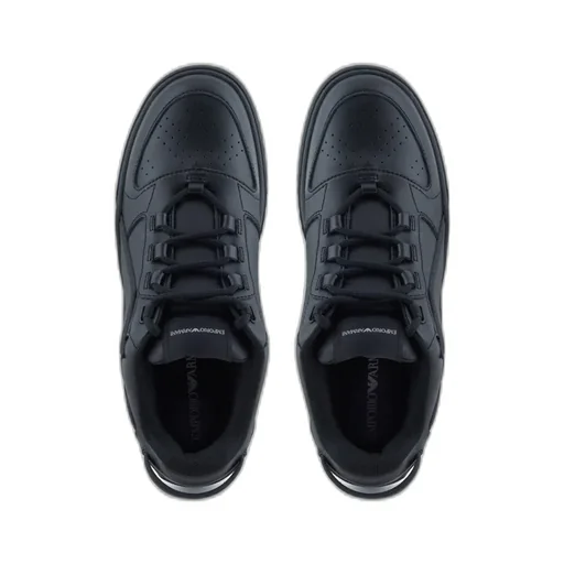 Maxi-Logo Leather Sneakers