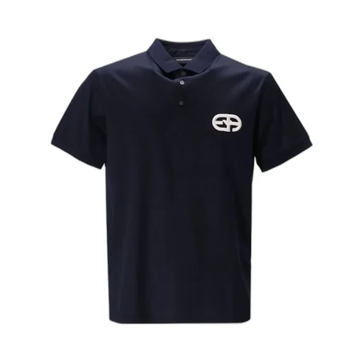 Logo Patch Short-Sleeved Polo Shirt