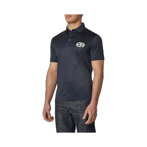 Logo Patch Short-Sleeved Polo Shirt
