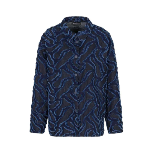 Frayed-Pattern Jacket