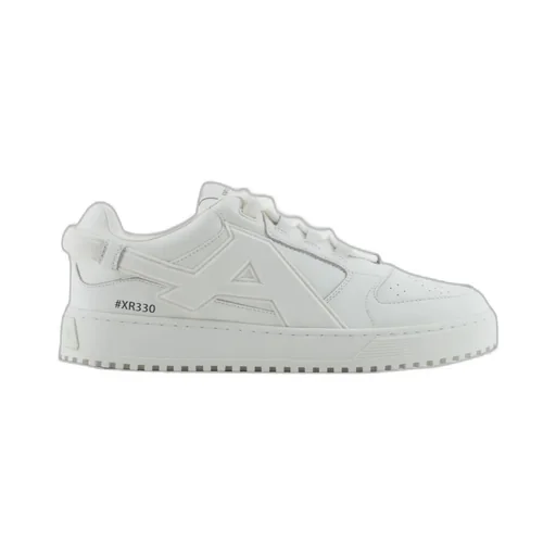 Round-Toe Lace-Up Sneakers
