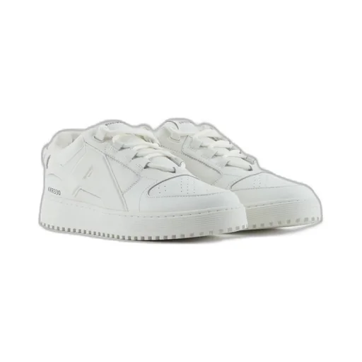 Round-Toe Lace-Up Sneakers