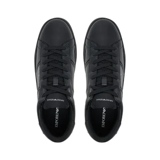 Panelled Lace-Up Sneakers