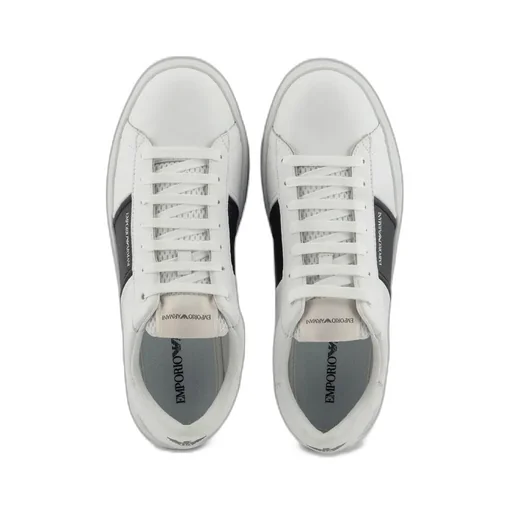 Panelled Lace-Up Sneakers