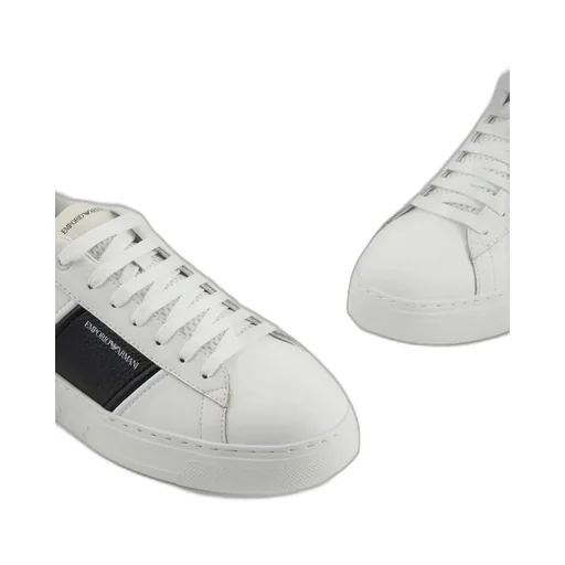 Panelled Lace-Up Sneakers