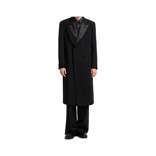 Wool Double-Breasted Coat