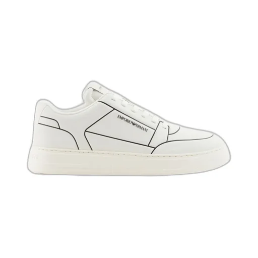Logo-Detail Leather Sneakers
