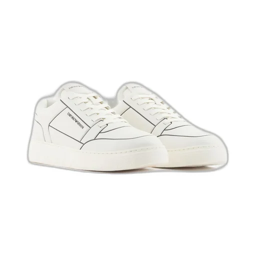 Logo-Detail Leather Sneakers