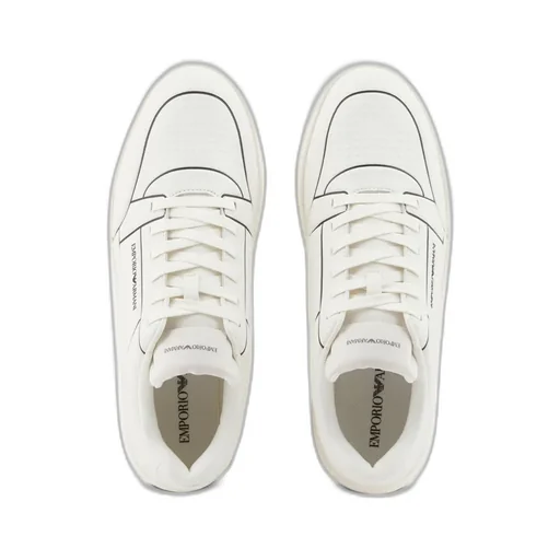 Logo-Detail Leather Sneakers