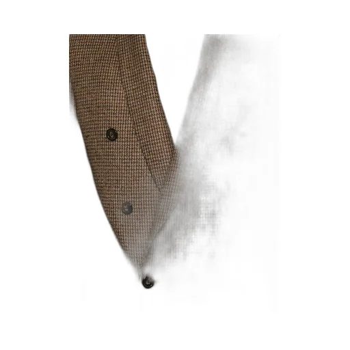 Houndstooth Double-Breasted Jacket