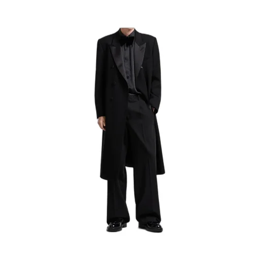 Wool Double-Breasted Coat