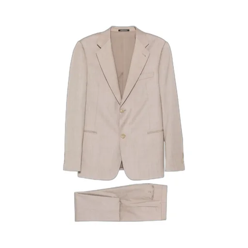 Notched-Lapel Single-Breasted Suit