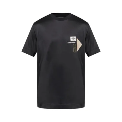 Logo-Patch Crewneck T-Shirt