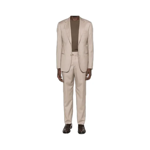 Notched-Lapel Single-Breasted Suit