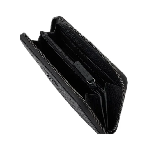 Eagle-Logo Zip-Around Wallet
