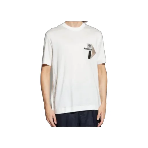 Logo-Patch Crewneck T-Shirt