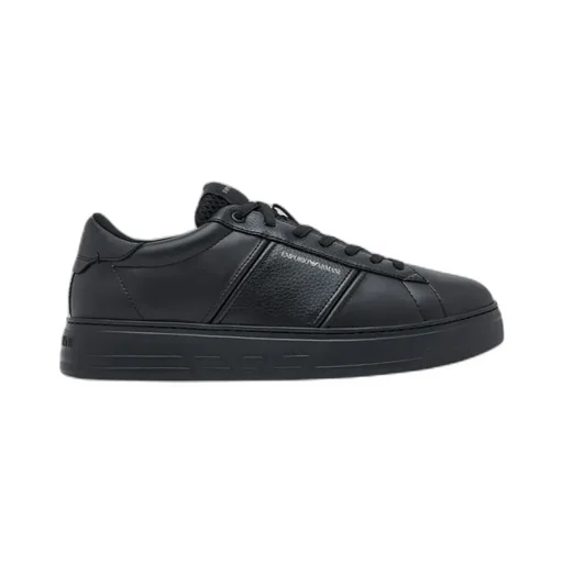 Panelled Lace-Up Sneakers