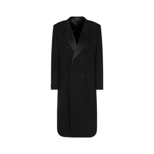 Wool Double-Breasted Coat