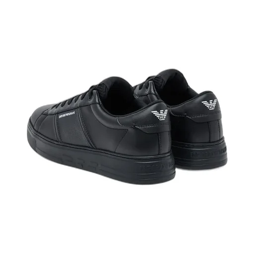 Panelled Lace-Up Sneakers