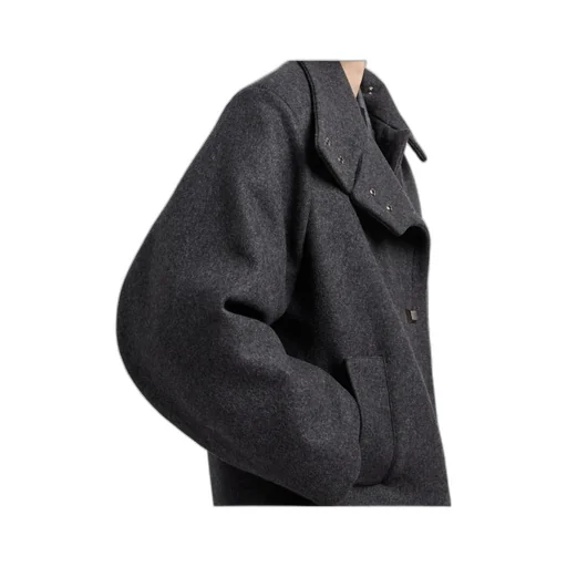 Button-Fastening Coat