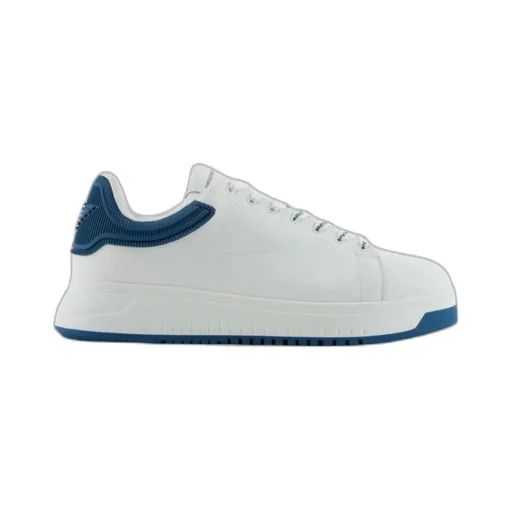 Leather Sneakers With Rubber Back Knurled Sole