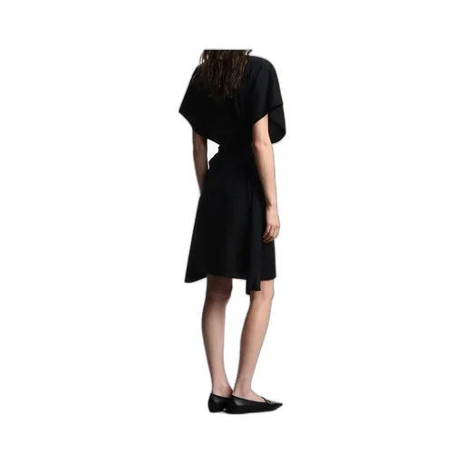 Satin CrÊPe Sash Dress
